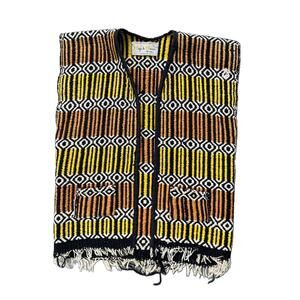 Maya de Mexico Handwoven Vest 1970s
